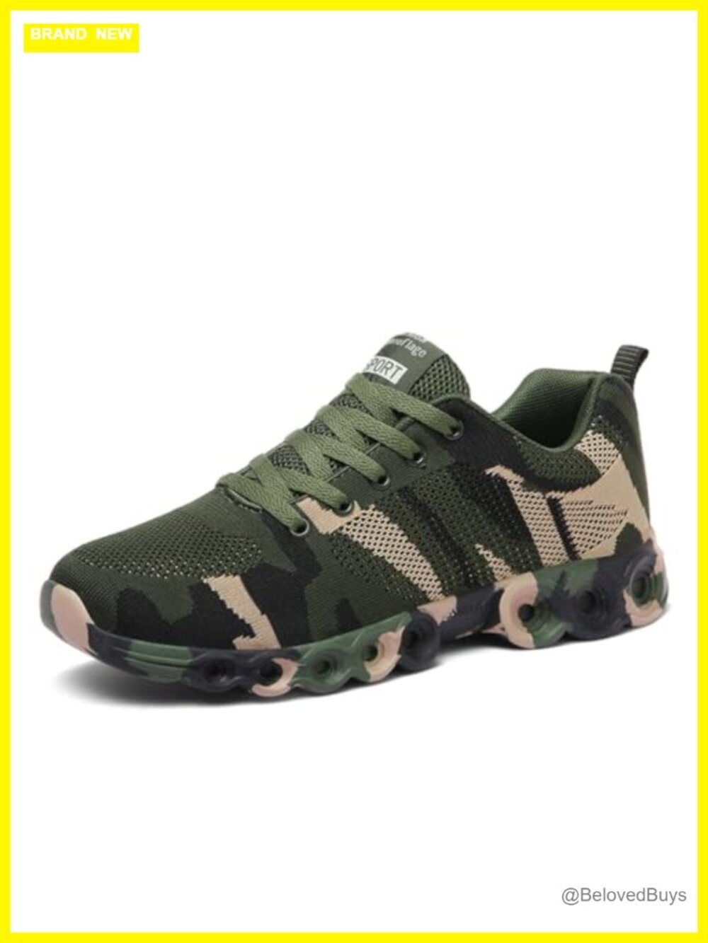 Mesh Camouflage Athletic Sneakers Non Slip Running Tennis Walking Shoes